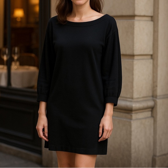 Theory Black Minimalist Dress Size Medium - Picture 1 of 5